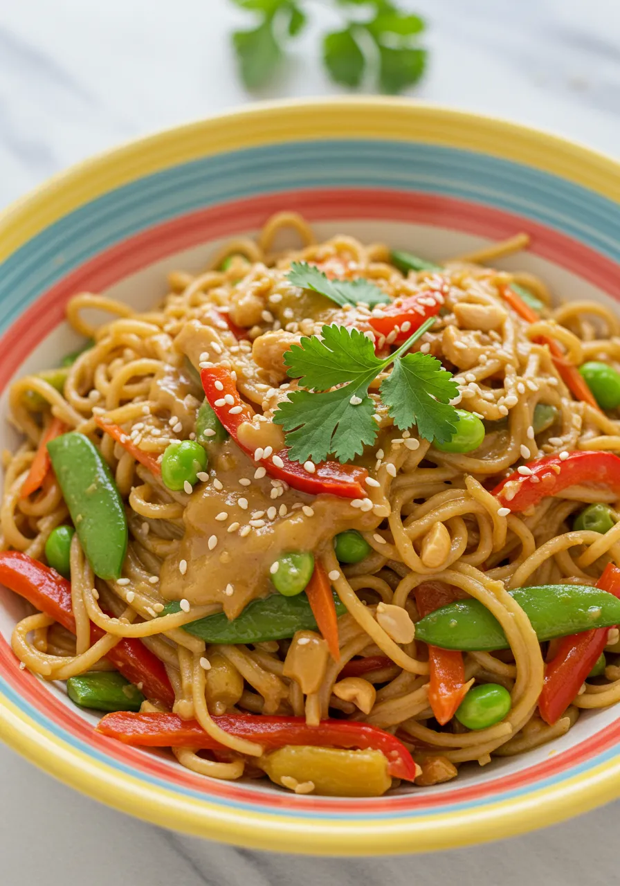 Peanut Salsa Noodles